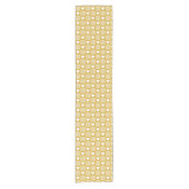 Chemin De Table Court Harvest Gold Gingham Heart Patch Plaid (Devant)