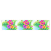 Chemin De Table Court Hawaï Tropical Motif sans couture (Horizontal)