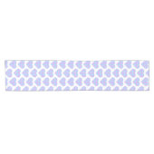 Chemin De Table Court Heart Shaped Plaid Pink Blue Pastel Table Runner (Horizontal)