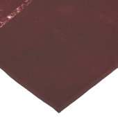 Chemin De Table Court Henné Romance | Red Satiny Grunge Damask (Coin)