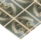 Chemin De Table Court Héron blanc, Grandes aigrettes, Oiseaux d'Amérique (Coin)