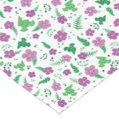 Chemin De Table Court Hibiscus pourpre (Coin)