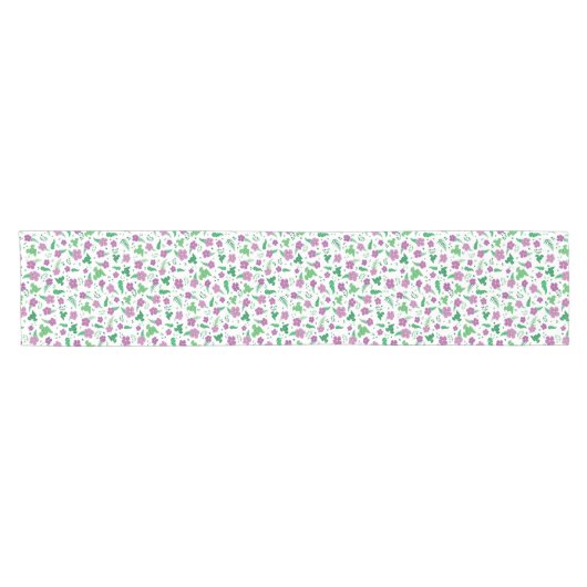 Chemin De Table Court Hibiscus pourpre (Horizontal)