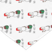 Chemin De Table Court Ho Ho Joyeux Noël Père Noël mignonne Snowman (Coin)