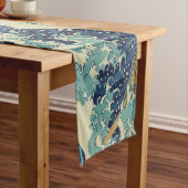 Chemin De Table Court Hokusai Katsushika - Grande vague (In Situ)