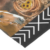 Chemin De Table Court Horse cowboy Hat Lasso Western (Coin)