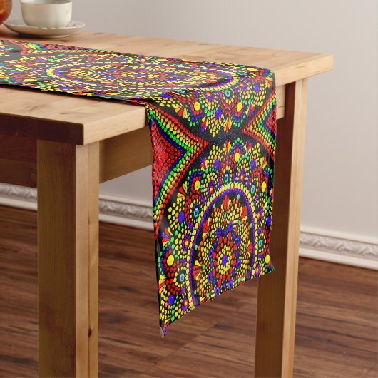 Chemin De Table Court Huichol Table Runner (In Situ)