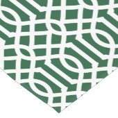Chemin De Table Court Hunter Green Trellis (Coin)
