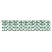 Chemin De Table Court Hunter Green Trellis (Horizontal)