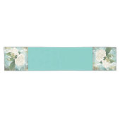 Chemin De Table Court Hydrangea blanc (Horizontal)