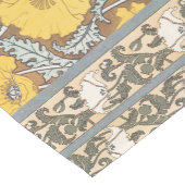 Chemin De Table Court illustration d'art pavot fleur jaune (Coin)