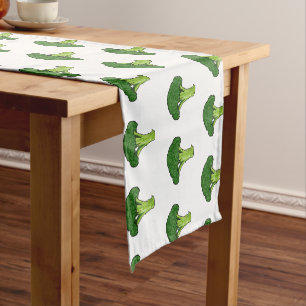 Chemin De Table Court Illustration de Broccoli