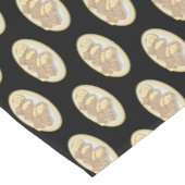 Chemin De Table Court Illustration de Cannoli (Coin)