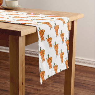 Chemin De Table Court Illustration de carotte