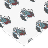 Chemin De Table Court Illustration de cyclo-pousse (Coin)