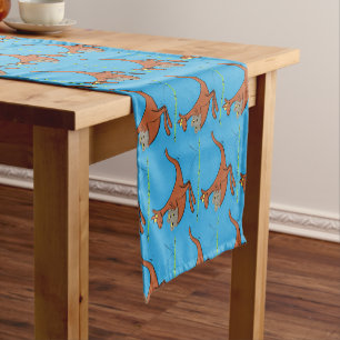 Chemin De Table Court Illustration de dessin animé Cute kangaroo et koal
