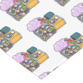 Chemin De Table Court Illustration de dessin de bonbon (Coin)