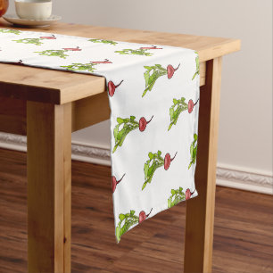 Chemin De Table Court Illustration de dessin Radish