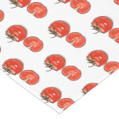 Chemin De Table Court Illustration de dessin sur la tomate (Coin)