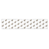 Chemin De Table Court Illustration de dessin sur le cerf (Horizontal)