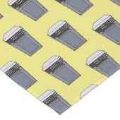 Chemin De Table Court Illustration de dessin sur micro-ondes (Coin)