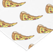 Chemin De Table Court Illustration de la pizza (Coin)