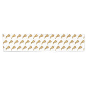 Chemin De Table Court Illustration de la pizza (Horizontal)