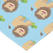 Chemin De Table Court Illustration de l'effervescence de lions heureux (Coin)