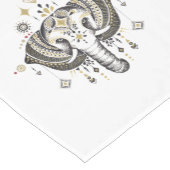 Chemin De Table Court Illustration de l'éléphant tribal (Coin)