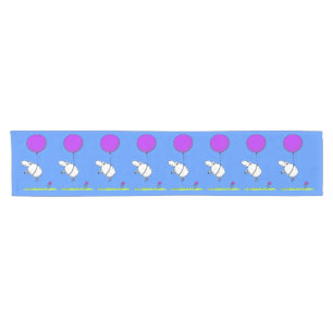Chemin De Table Court Illustration de l'humour en ballons de mouton mign