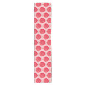 Chemin De Table Court Illustration de litchee rose mignon (Devant)