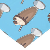 Chemin De Table Court Illustration de milk-shake au chocolat (Coin)