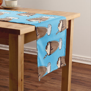 Chemin De Table Court Illustration de milk-shake au chocolat