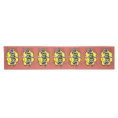 Chemin De Table Court Illustration de style bande dessinée (Horizontal)
