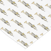 Chemin De Table Court Illustration de trompette (Coin)