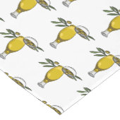 Chemin De Table Court Illustration d'huile d'olive (Coin)