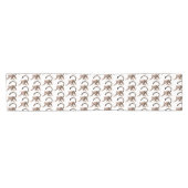 Chemin De Table Court Illustration d'ocelot mignon (Horizontal)