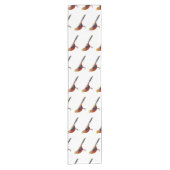 Chemin De Table Court Illustration d'oiseau de faisan doré (Devant)