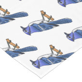 Chemin De Table Court Illustration d'oiseau de jay bleu (Coin)