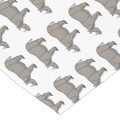 Chemin De Table Court Illustration du rhinocéros de Javan (Coin)