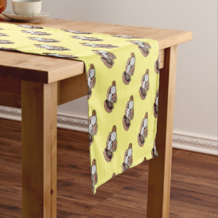 Chemin De Table Court Illustration d'un champignon