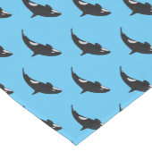Chemin De Table Court Illustration d'une baleine tueuse (Coin)
