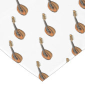 Chemin De Table Court Illustration en mandoline (Coin)