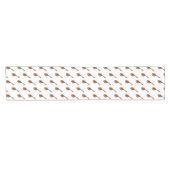 Chemin De Table Court Illustration en mandoline (Horizontal)