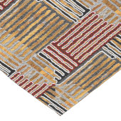 Chemin De Table Court Impression Afrocentrée de tissu Kuba (Coin)