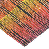 Chemin De Table Court Impression Afrocentrique contemporaine (Coin)