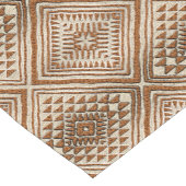 Chemin De Table Court Impression de tissu de boue africaine (Coin)