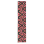 Chemin De Table Court Impression décorative Damask Fabric (Devant)