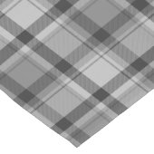 Chemin De Table Court Impression flanelle gris, Runer de table (Coin)
