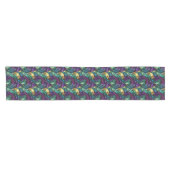 Chemin De Table Court Impression Mardi Gras (Horizontal)